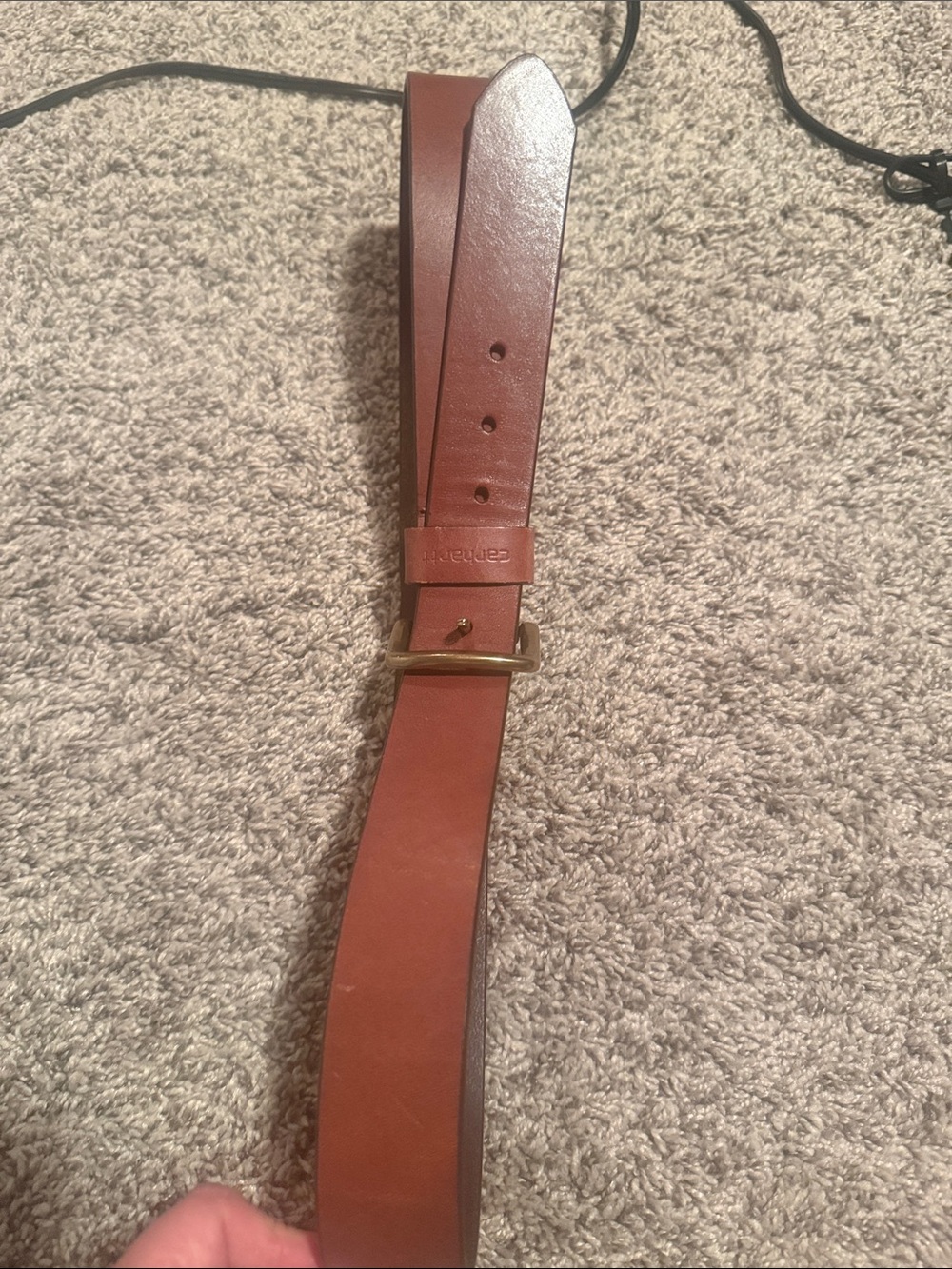 Leather Men's Belt in Brown - Carhartt